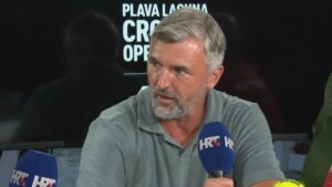 Ivanisevic em entrevista (Crédito: HRT)