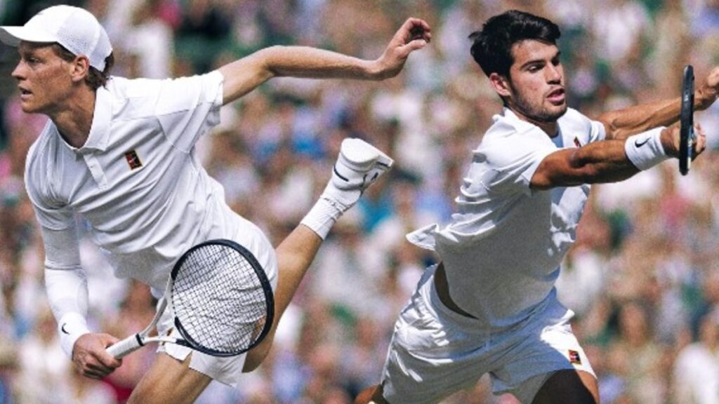 Alcaraz e Sinner fazem a quarta final seguida da temporada no clássico 18 Crédito: AELTC