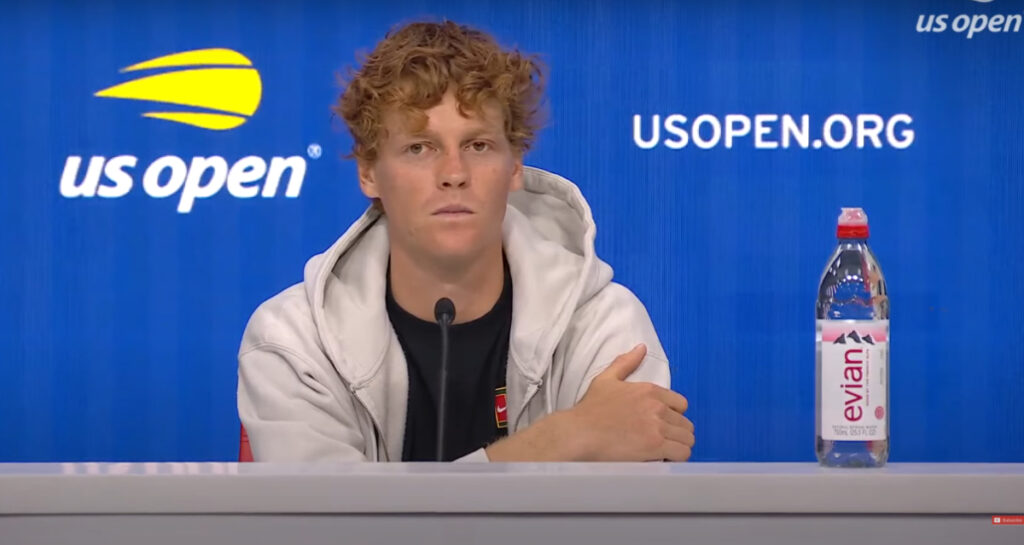 Sinner admite não estar 100% para o US Open 7 Jannik Sinner no primeiro media day do US Open 2025