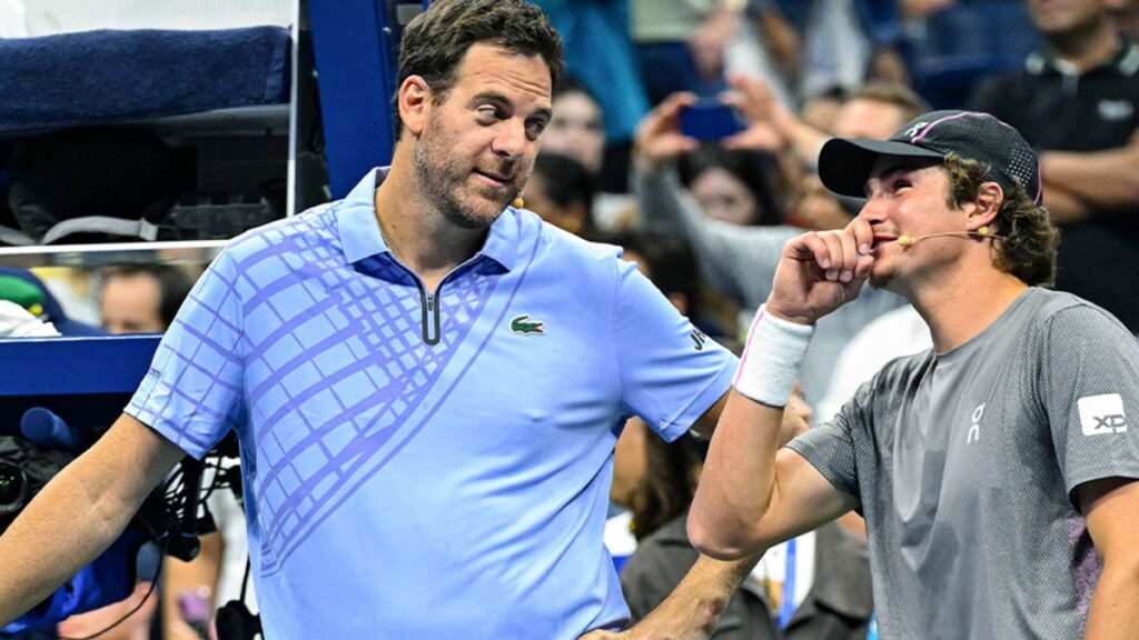 Del Potro exalta João Fonseca após exibição de lendas 9 joaofonsecadelpousopen252gd