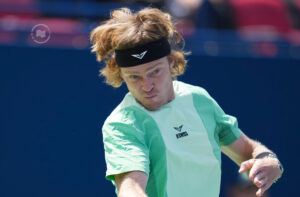 Rublev em ação pelo Masters de Toronto