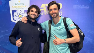 Valentin Vacherot e Arthur Rinderknech em Shanghai