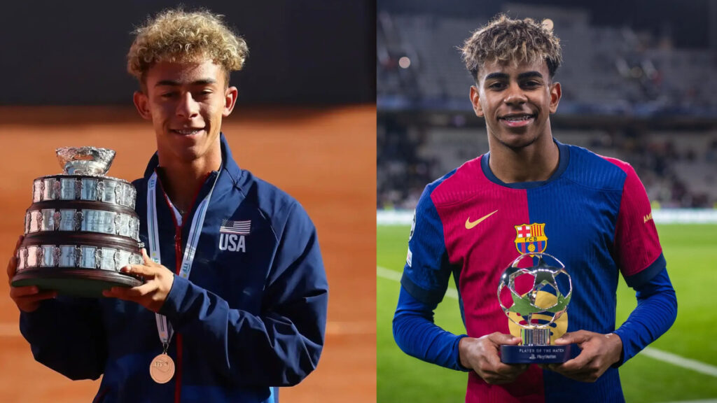 Americano repete feito de Naná Silva e viraliza como 'clone' de Yamal 12 leeyamal