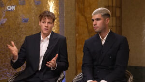 Sinner e Alcaraz em entrevista á CNN americana
