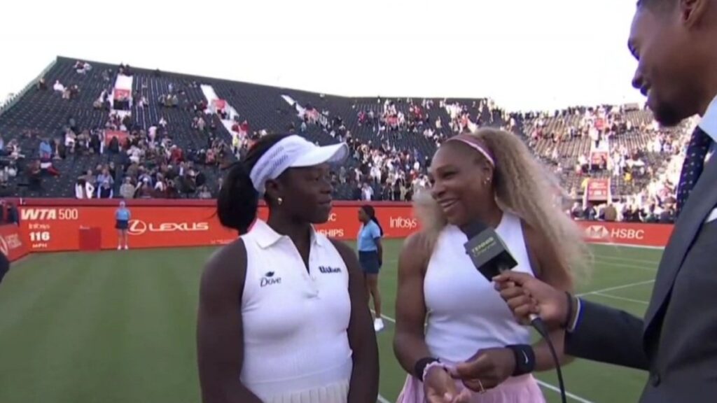 Serena Williams brinca após vitória em retorno: 'Estava cansada de não fazer nada em casa' 5 serenaqueens26c