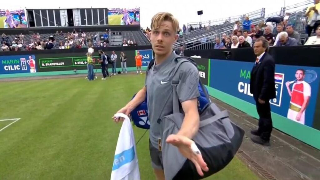 Shapovalov leva virada de Cilic e se irrita por ser filmado 37 shapovalovhertogenbosch26cam