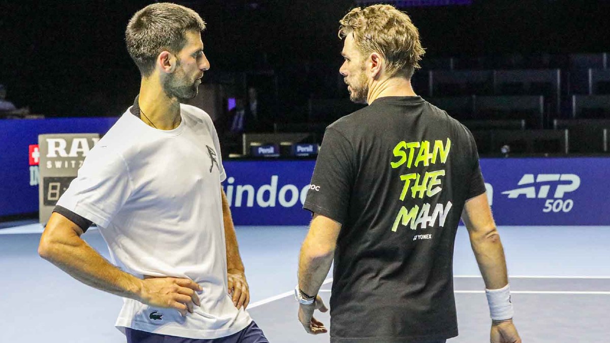 Novak Djokovic e Stan Wawrinka realizam treino secreto antes da estreia na Basileia