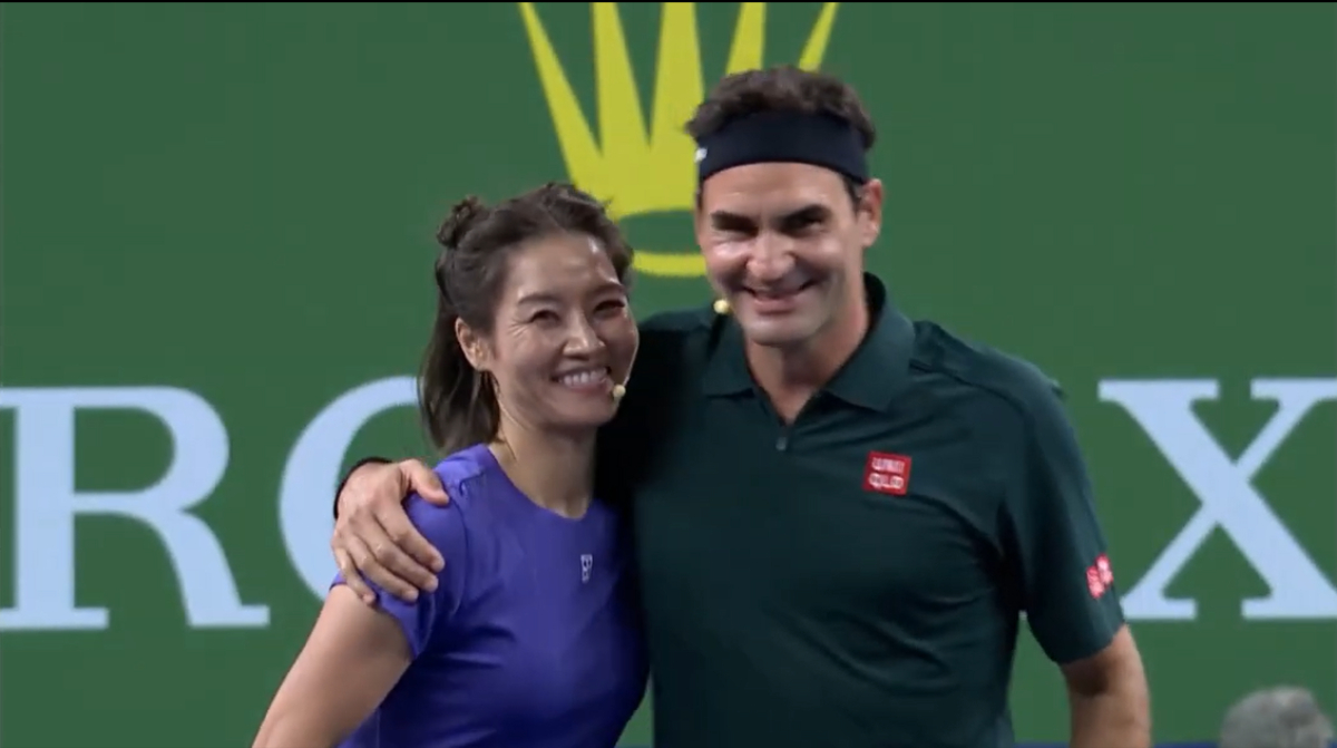 Federer e Li Na vencem irmãos Safin em Xangai