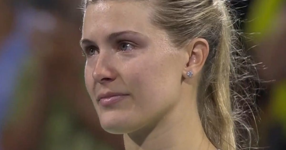 Eugenie Bouchard chora em despedida do tênis em Montreal