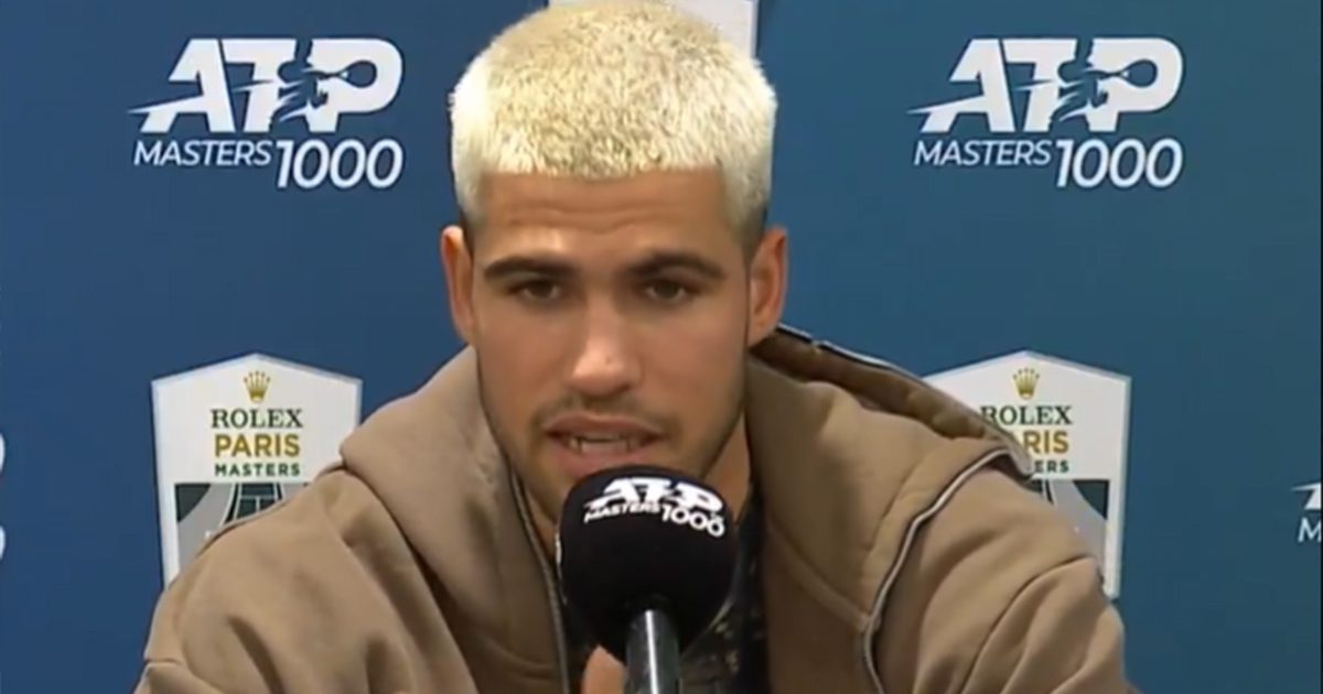 alcarazparis25c Reprodução/Rolex Paris Masters