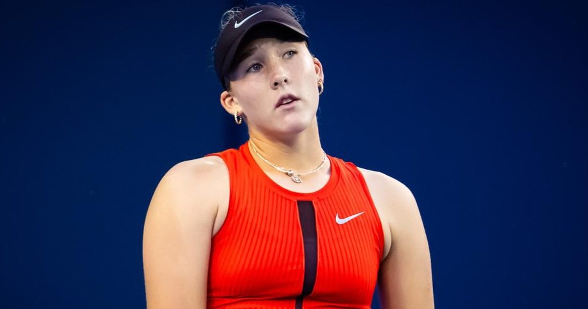 Andreeva frustrada (Crédito: Jimmie 48 Photography/WTA)