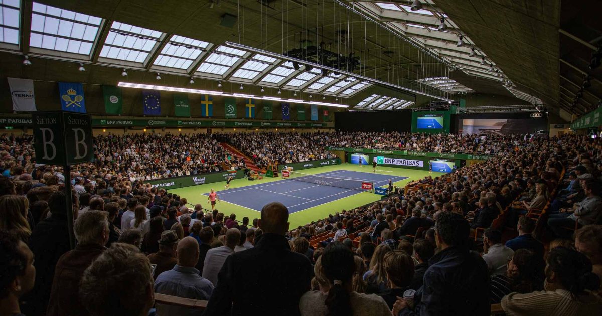 Quadra Central do ATP 250 de Estocolmo  (Crédito: Divulgação)