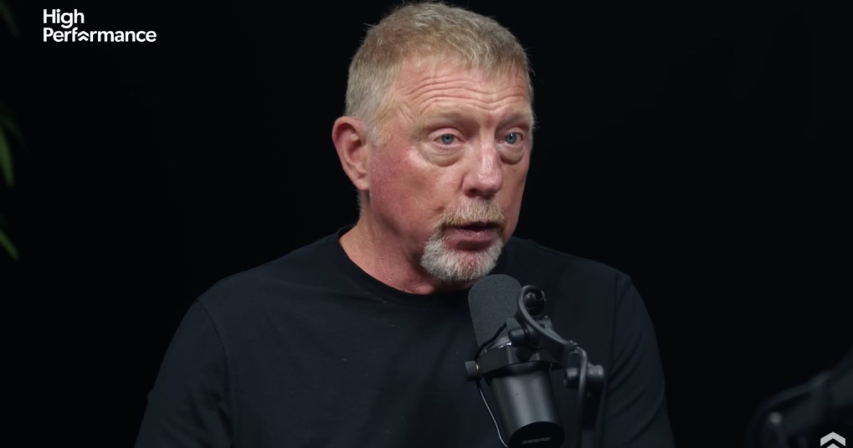 Boris Becker no podcast High Performance (Crédito: Reprodução YouTube)