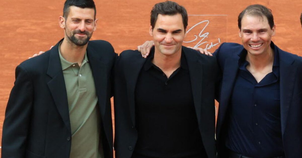 Djokovic, Federer e Nadal / FFT