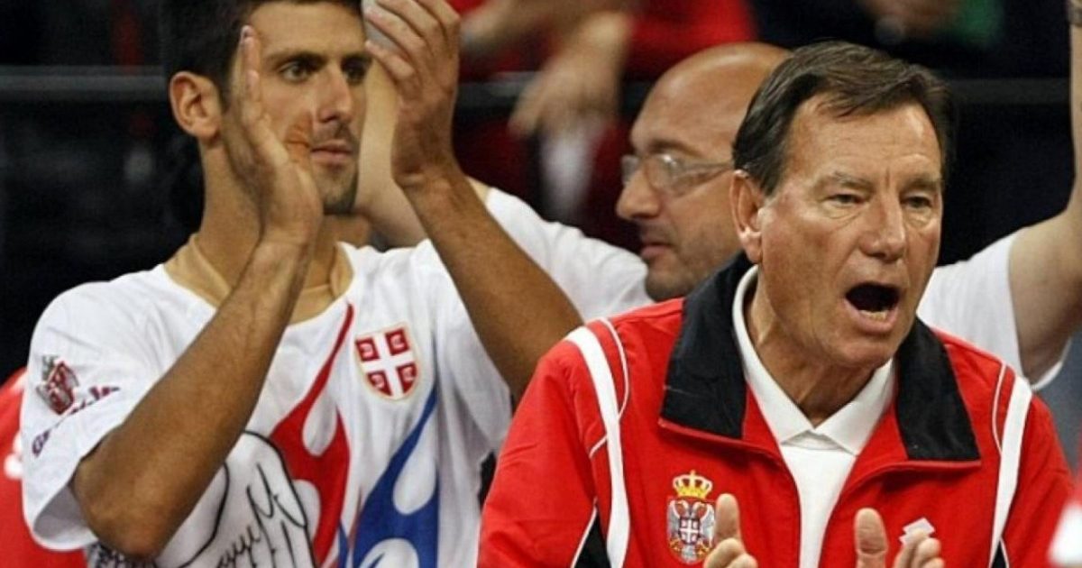 Djokovic e Pilic (Crédito: Divulgação)