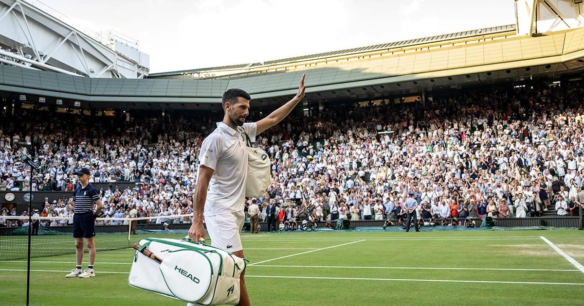 Djokovic em Wimbledon (Crédito: AELTC)