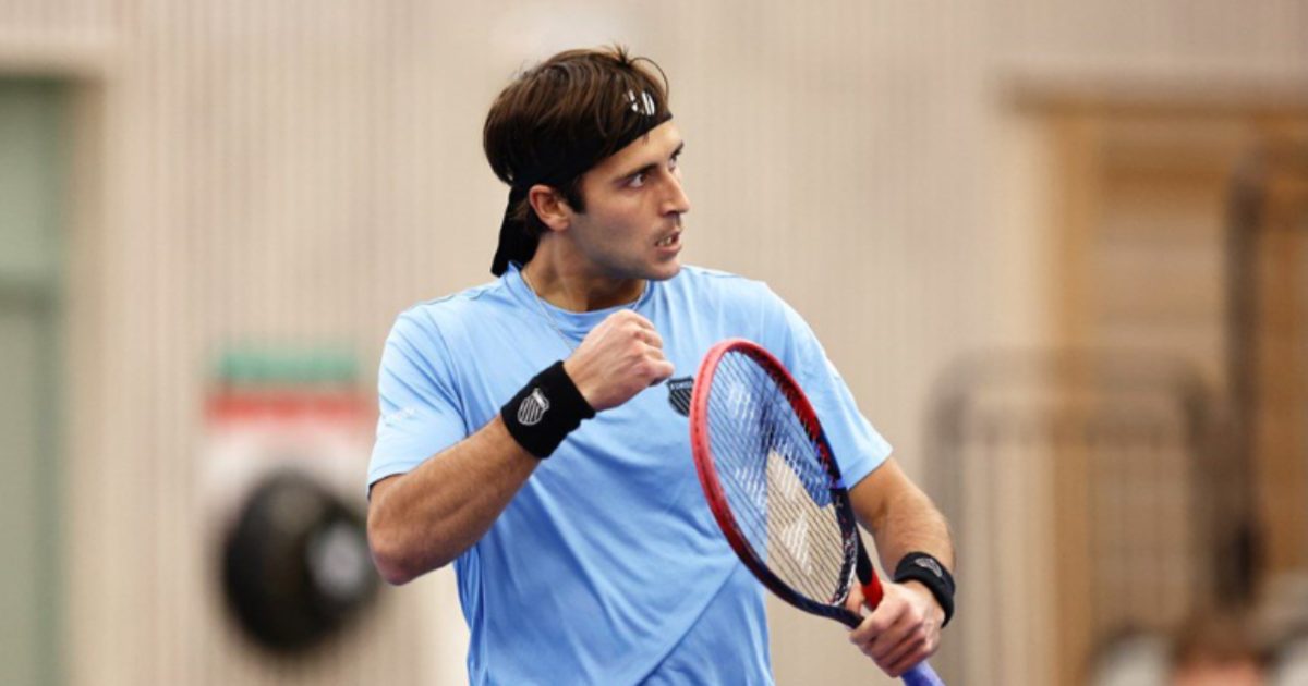 Tomas Etcheverry na Copa Davis (Crédito: : Getty Images for ITF)