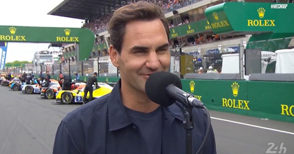 Foto: Roger Federer / Crédito: GrandePremio 24h Le Mans