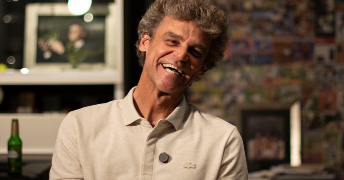 Gustavo Kuerten durante entrevista ao Estadão / Foto: Bruno Nogueirão