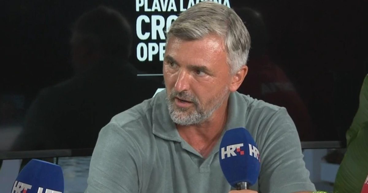Ivanisevic em entrevista (Crédito: HRT)