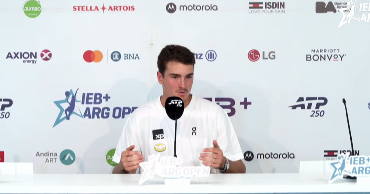 Reprodução/IEB+ Argentina Open