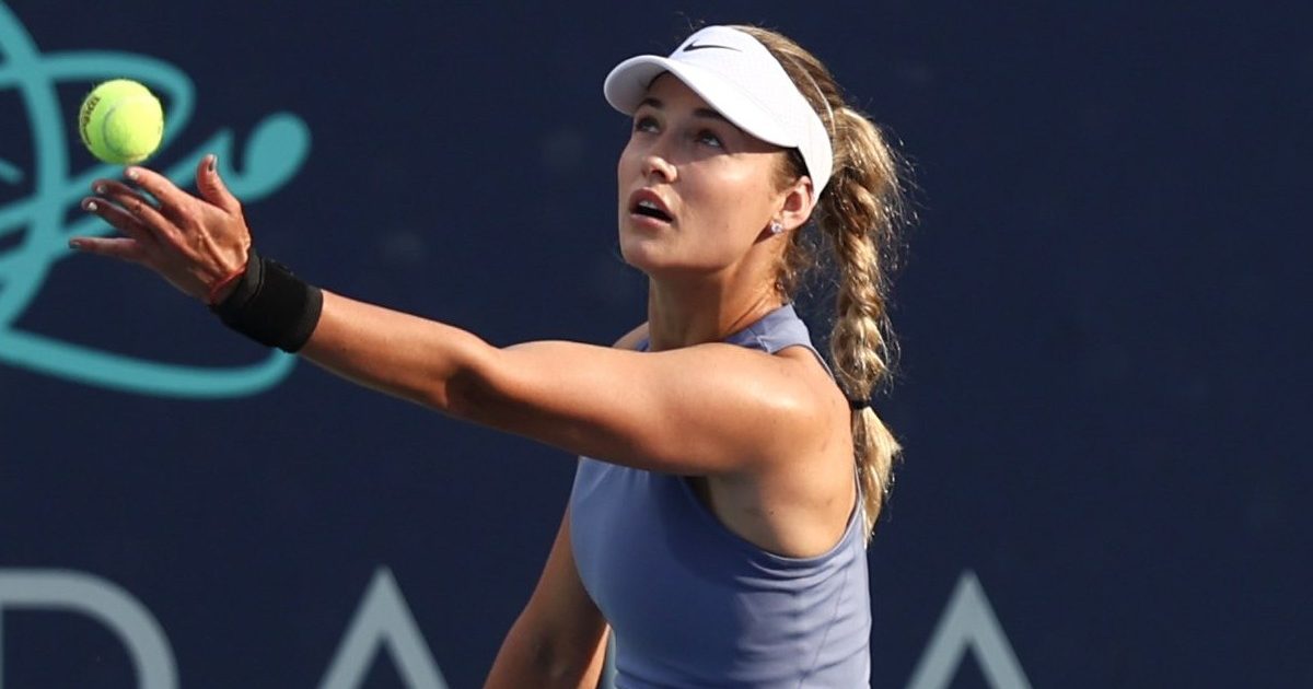 Kalinskaya (Crédito: Mubadala Citi Open)