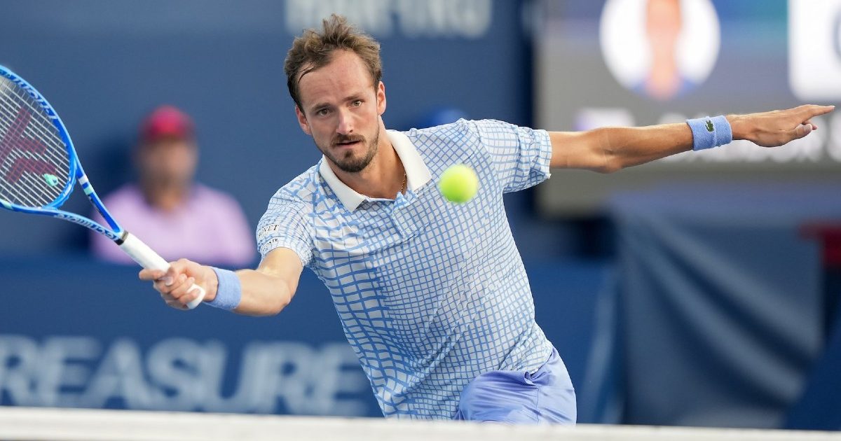 Medvedev em Toronto (Crédito: National Bank Open)