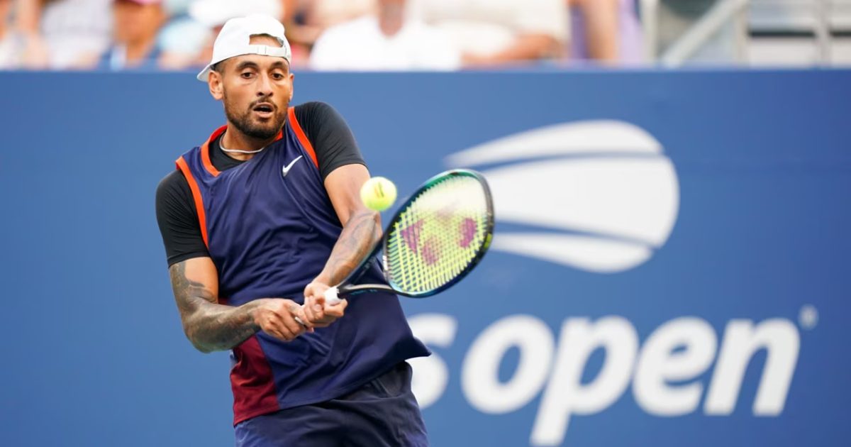 Nick Kyrgios na terceira rodada do US Open 2022