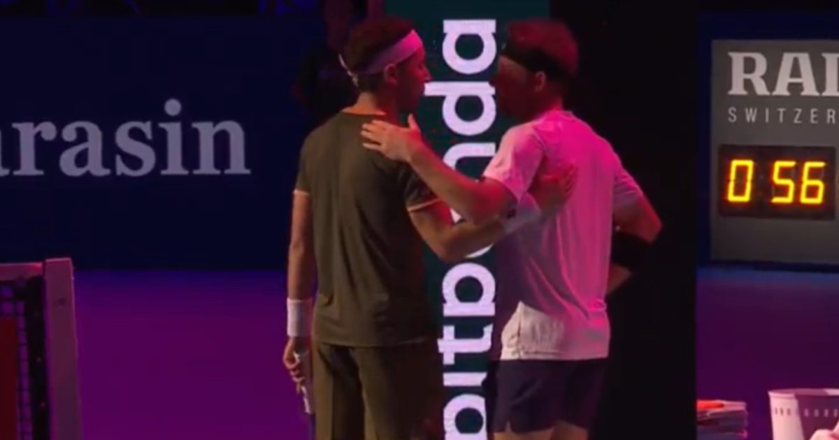 ruudfokinabasileia25abandono Crédito: Reprodução TennisTV
