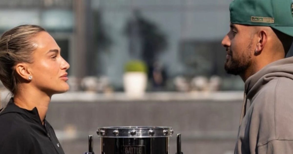 Sabalenka e Kyrgios (Crédito: Divulgação)