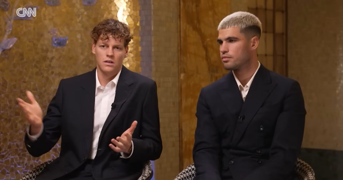 Sinner e Alcaraz em entrevista á CNN americana