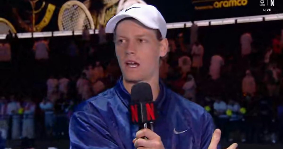 Sinner concede entrevista ao vivo à Netflix