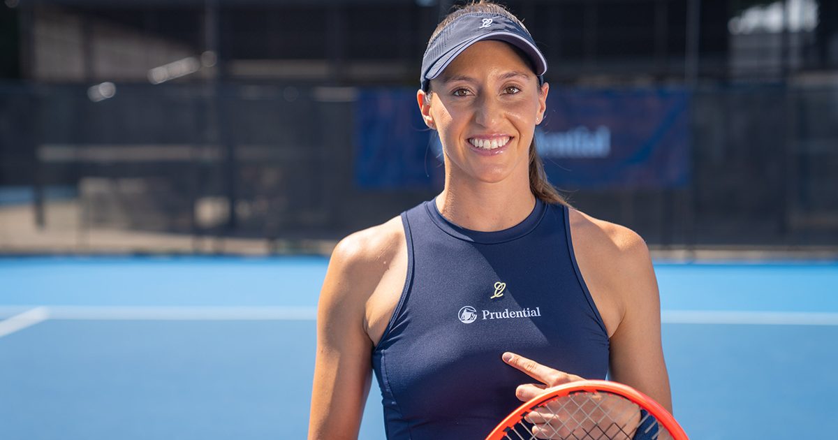 Luisa animada com a nova parceria com a Prudential
(Divulgação Prudential do Brasil)