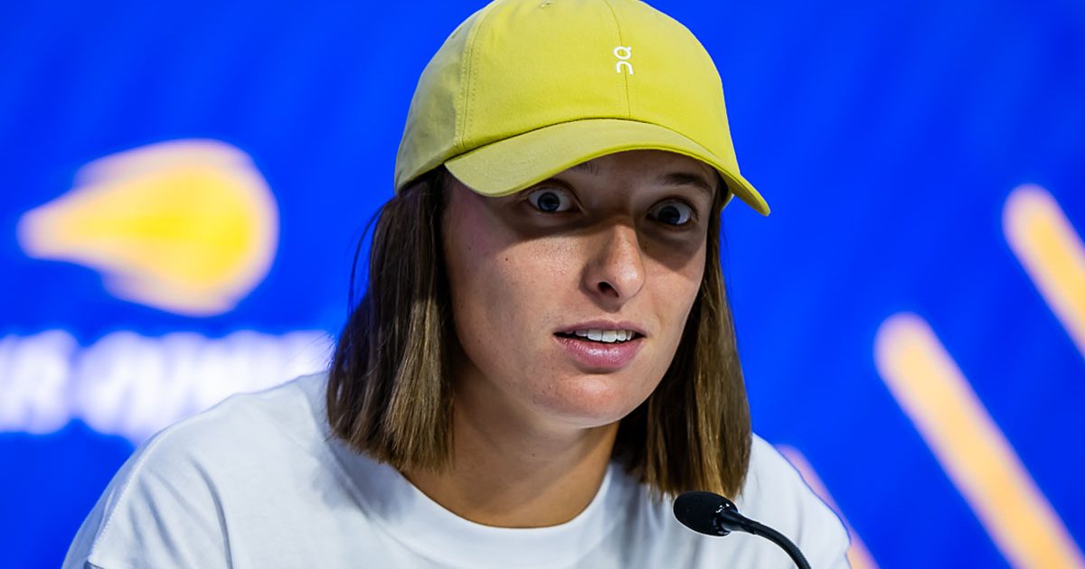 Iga Swiatek em Coletiva no US Open (Crédito: Jimmie48/WTA)