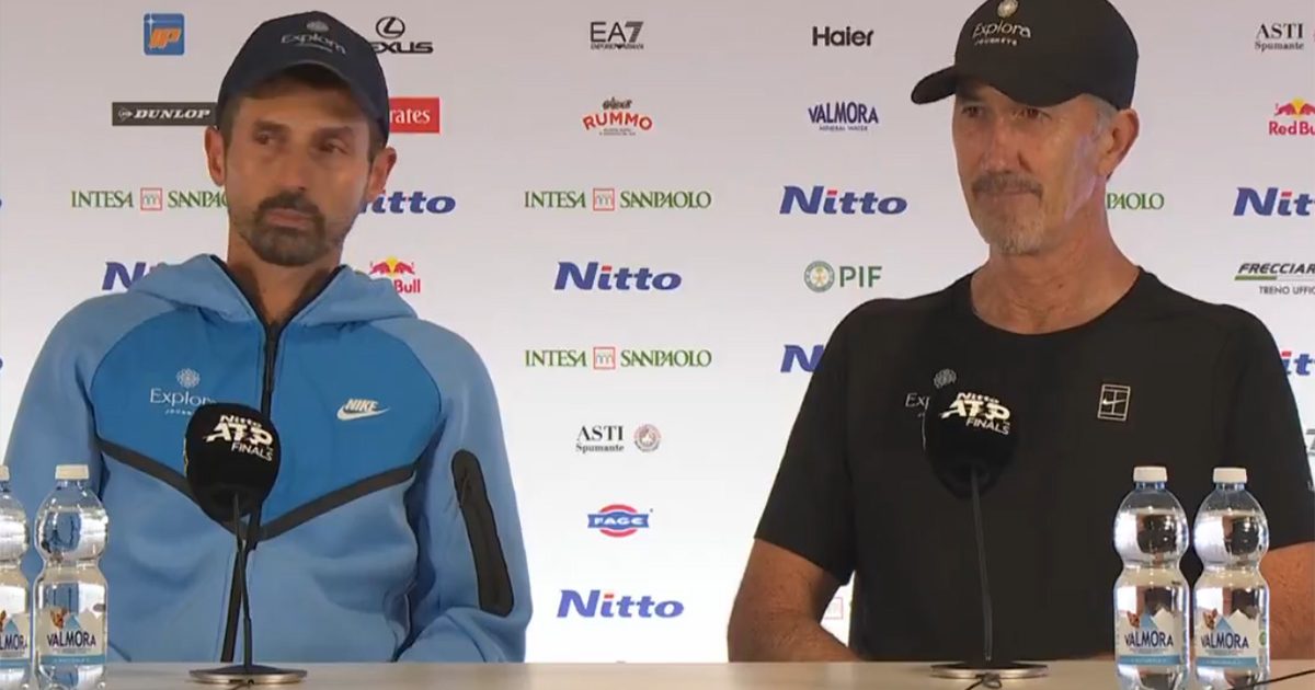 Vagnozzi (E) e Cahill (D) - Reprodução/TennisTV