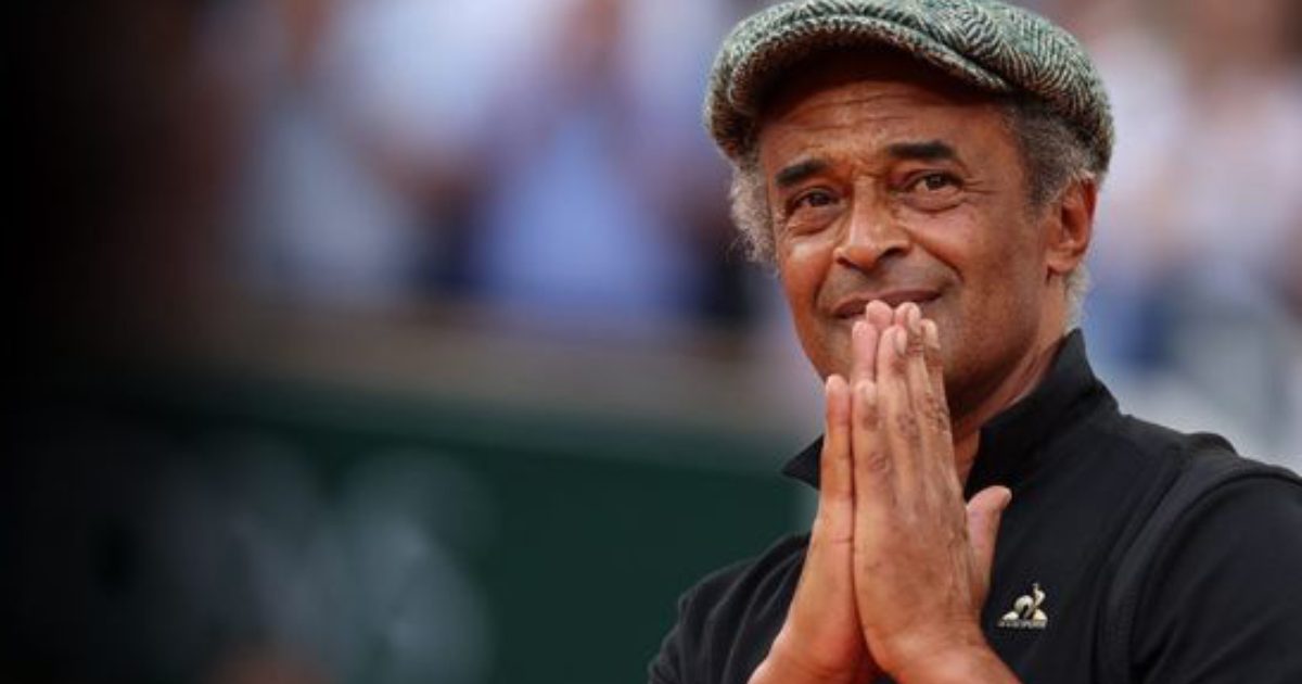 Yannick Noah em Roland Garros