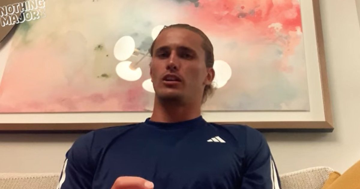 Zverev (Crédito: Reprodução Podcast Nothing Major)